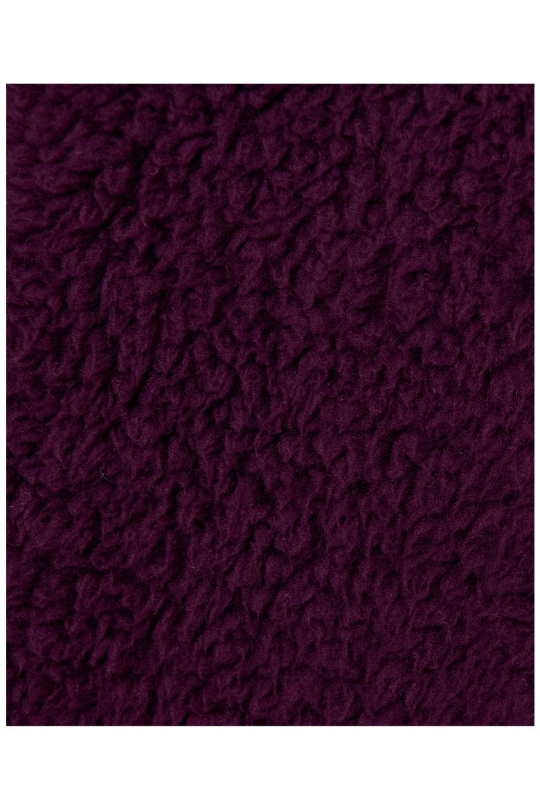 Canyon Front Zip High Pile Fleece Jacket, Alternate, color, PLUM PURPLE