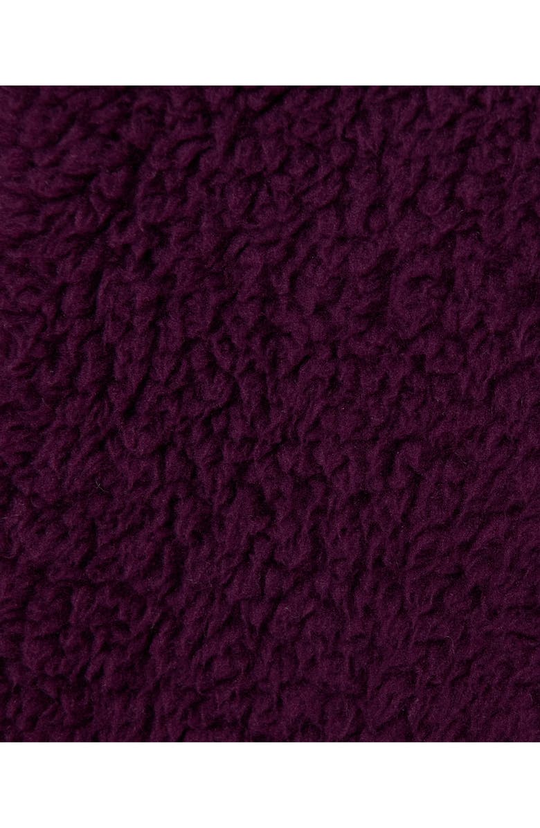 Sweaty Betty Canyon Front Zip High Pile Fleece Jacket, Alternate, color, Plum Purple