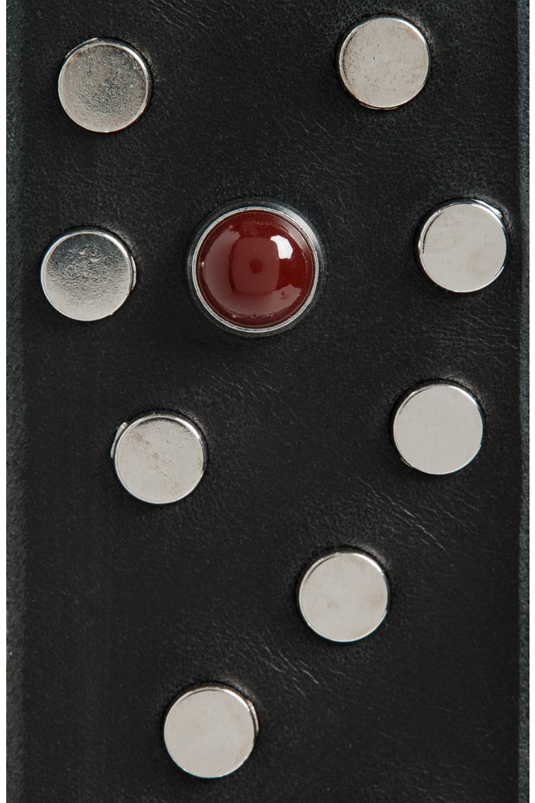 OUR LEGACY Vortex Studded Leather Belt (Men) | Nordstrom