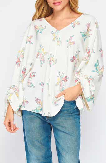 BLUEGREY Rainbow Eagle Tie Top