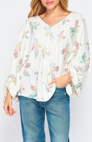 BLUEGREY Rainbow Eagle Tie Top