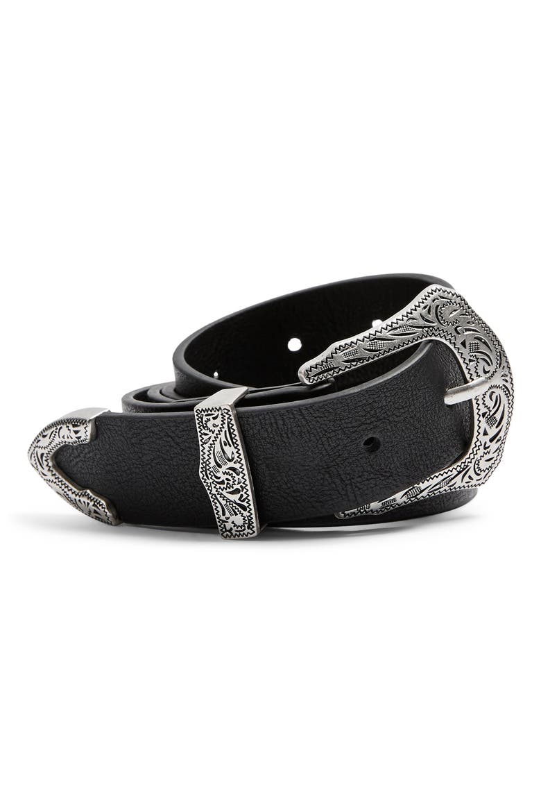 Austin Western Belt, Main, color, BLACK