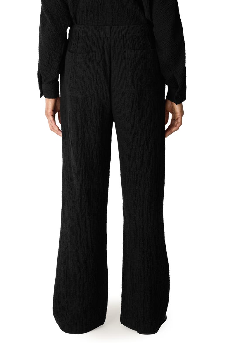 Organic Cotton Straight Leg Pants, Alternate, color, BLACK