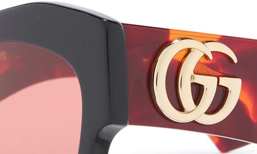 Gucci 55mm Cat Eye Sunglasses