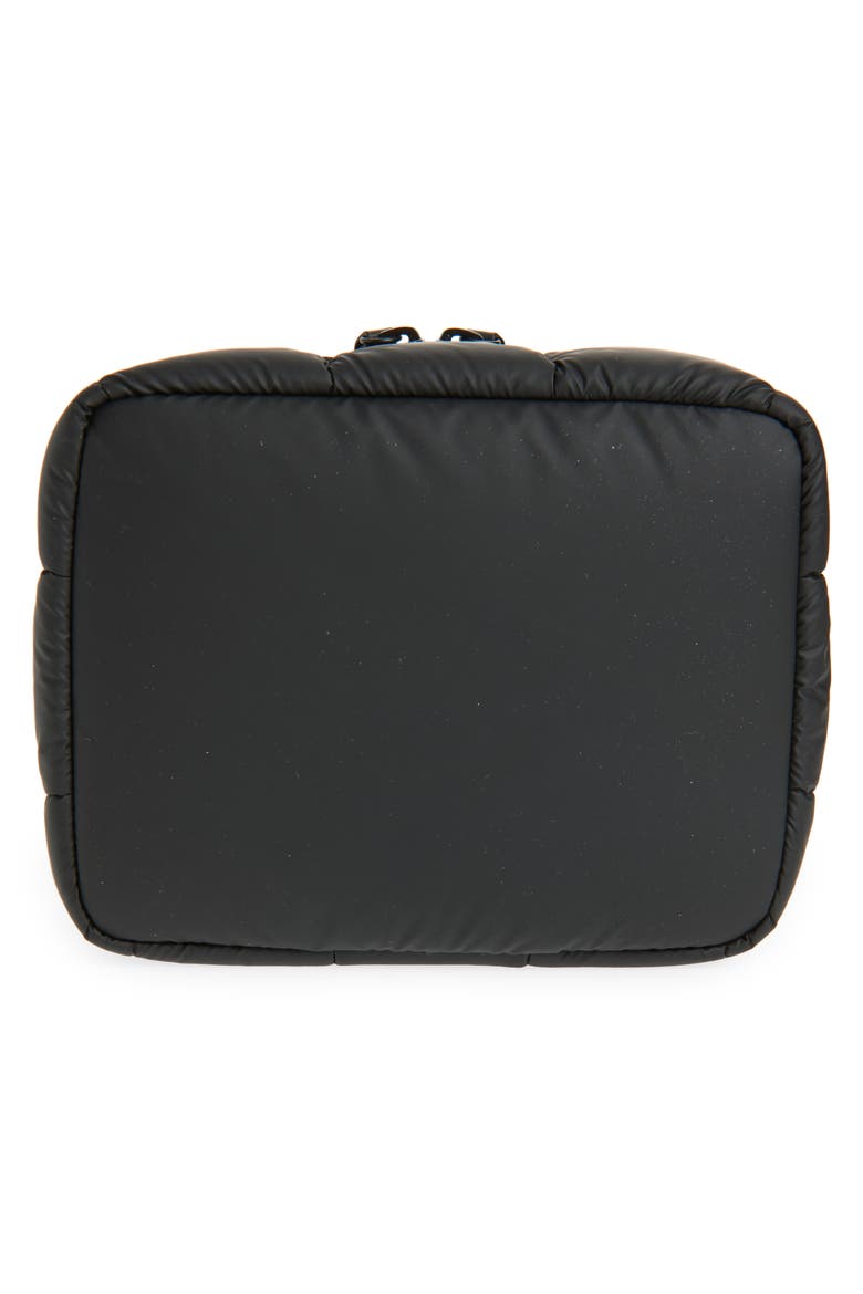 Porter Recycled Nylon Vanity Case, Alternate, color, MATT BLACK