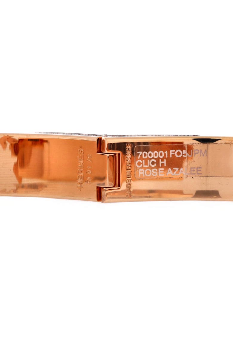 Clic H Bracelet Enamel Narrow, Alternate, color, Purple