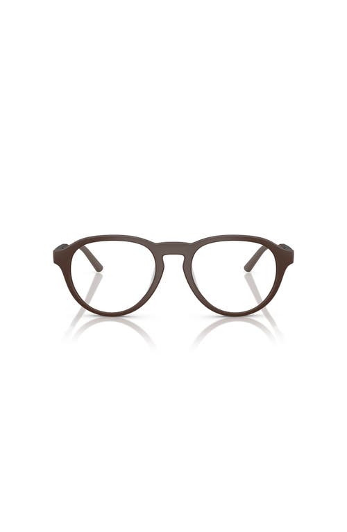 Oliver Peoples 51mm Phantos Optical Glasses In Brown