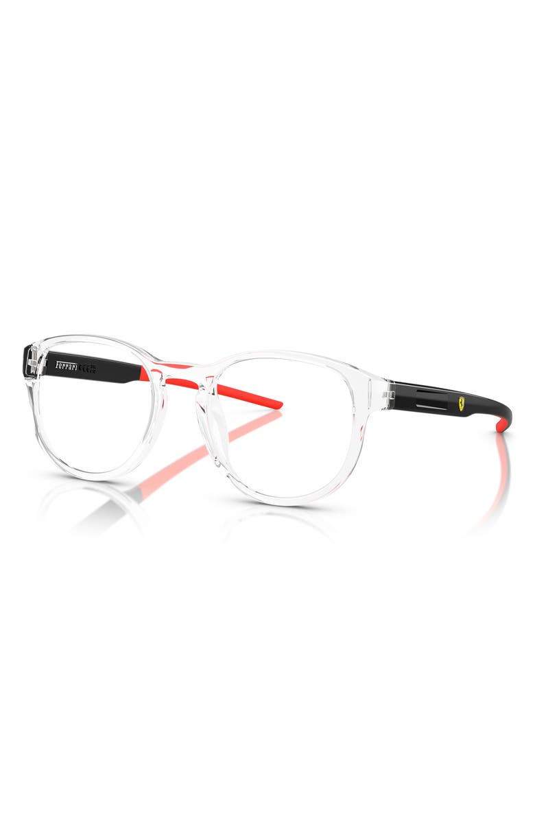 Scuderia Ferrari x Scuderia Ferrari 50mm Phantos Optical Glasses, Alternate, color, Crystal