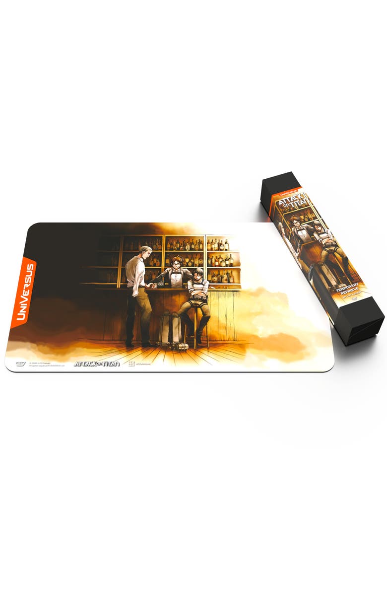 UniVersus Attack On Titan, Temporary Reprieve Playmat 24 X 14 Inches, Alternate, color, Multicolored