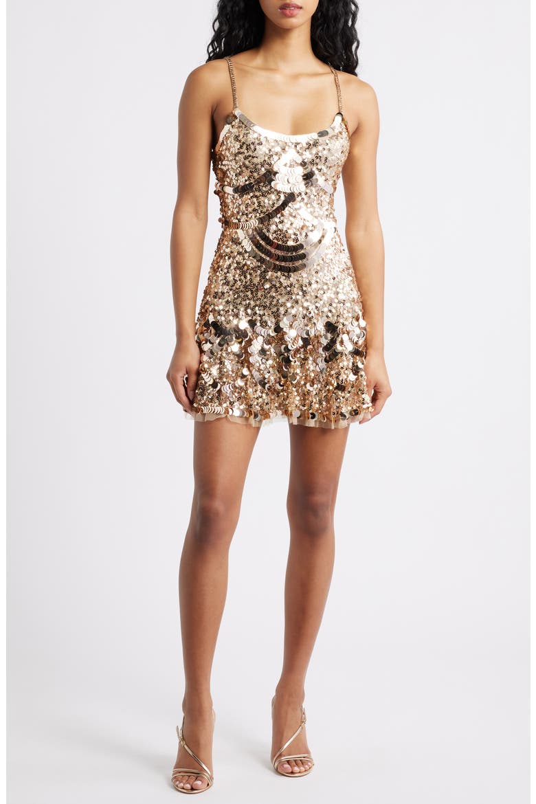gold sequin mini dress Axel Hang To Dry Natalie Gold Sequin Blazer Mini