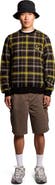 Lyle & Scott Ribbed Jacquard Tartan Crew Neck