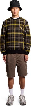 Lyle & Scott Ribbed Jacquard Tartan Crew Neck