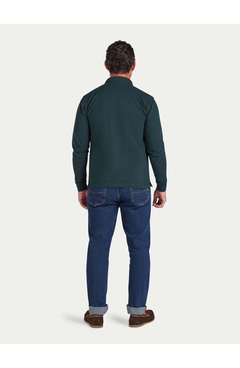 Raging Bull Long Sleeve Classic Pique Polo, Alternate, color, Forest