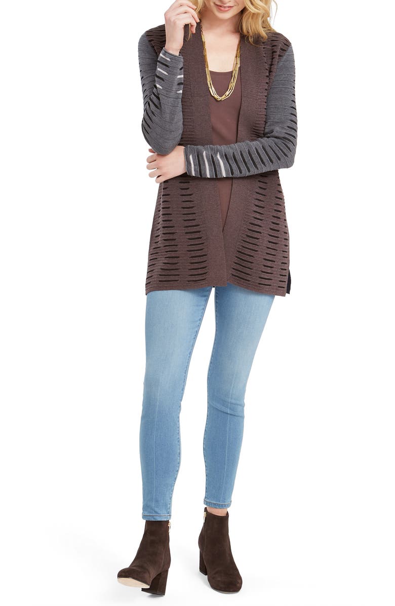 NIC+ZOE Crave Open Front Cardigan, Alternate, color,