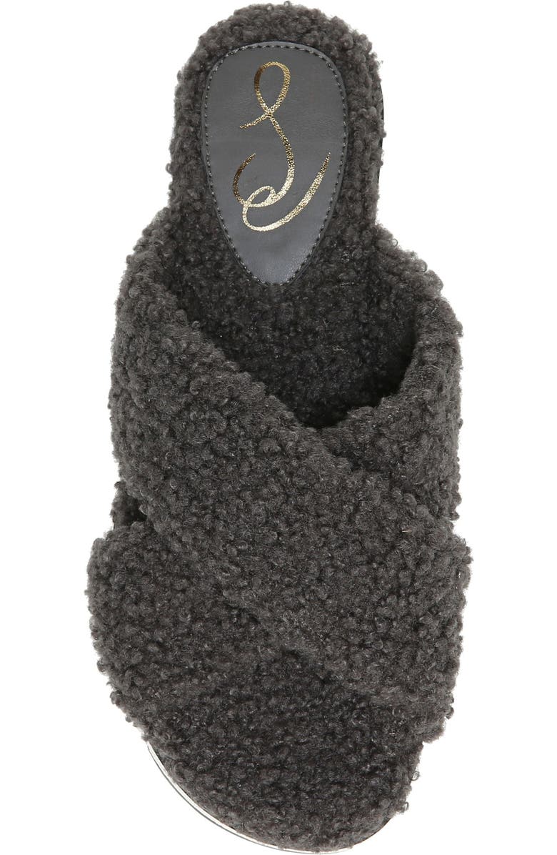 Sam Edelman Alice Faux Fur Sandal, Alternate, color,