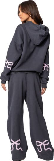 Bonney Bow Wide Leg Sweatpants