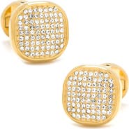 Cufflinks, Inc. Pavé Goldtone Cuff Links