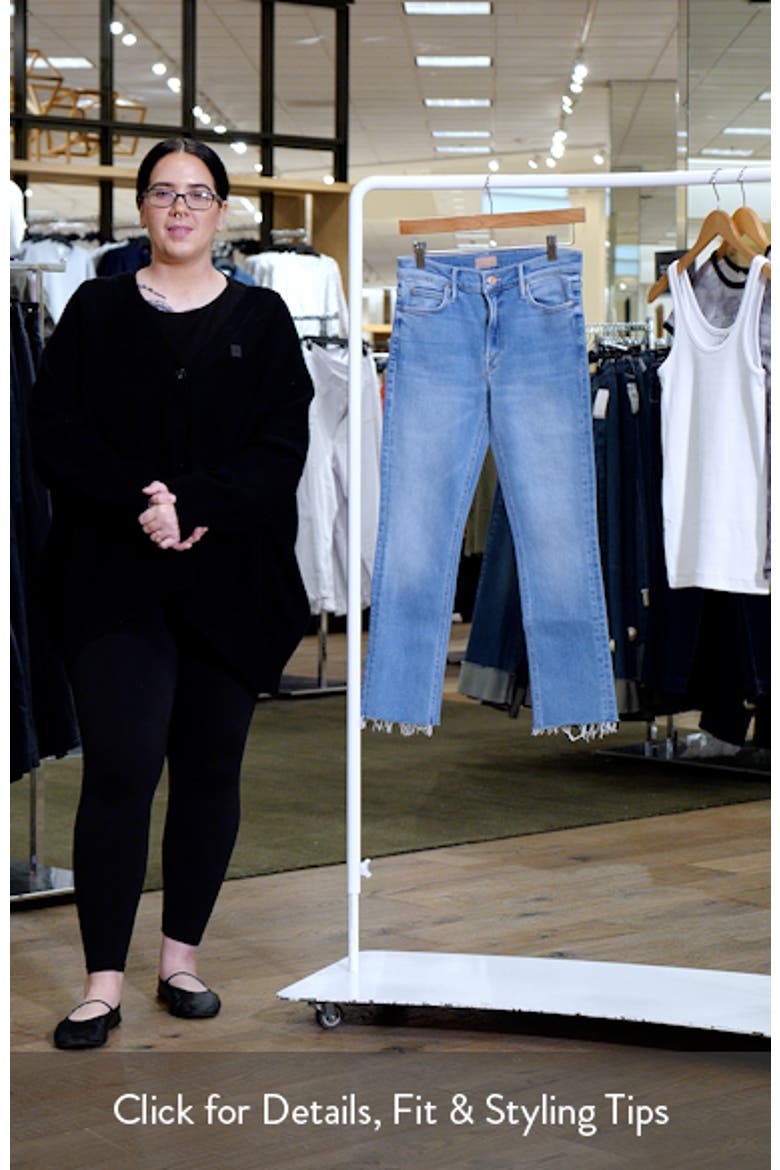 The Dazzler Lil Mid Rise Fray Hem Ankle Jeans video