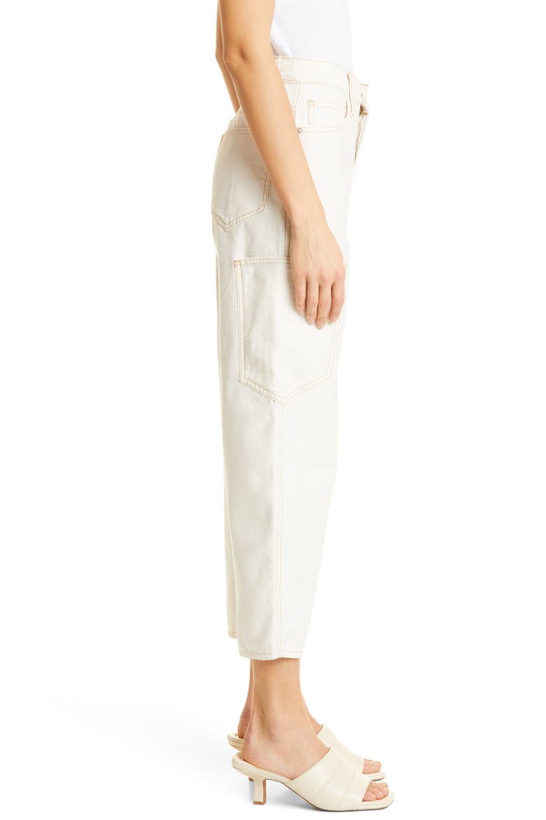Crop Barrel Nonstretch Jeans, Alternate, color, WASHED BONE