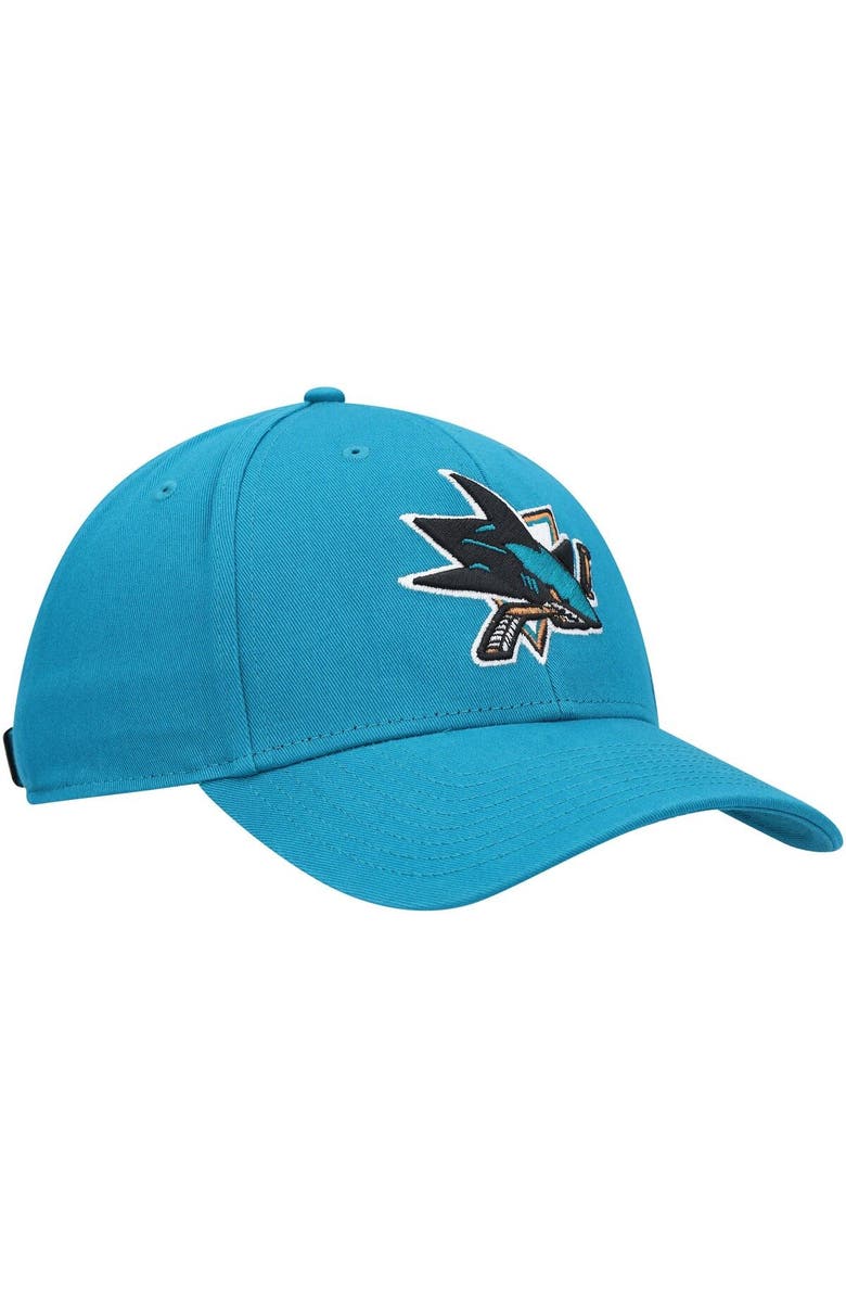 '47 Men's '47 Teal San Jose Sharks Legend MVP Adjustable Hat, Alternate, color, 