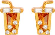 Girls Crew Iced Coffee Stud Earrings