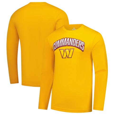 Men's Fanatics  Gold Washington Commanders Long Sleeve T-Shirt