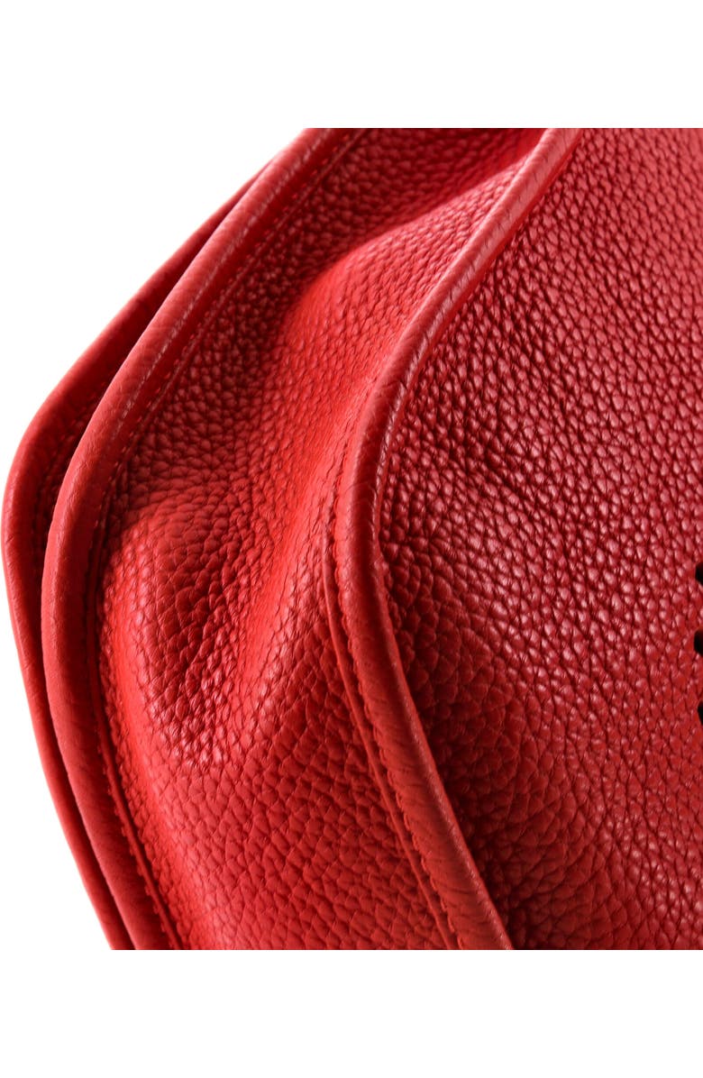 Pre-Owned Hermes Evelyne Bag Gen III Clemence PM, Alternate, color, Rouge Casaque