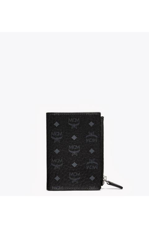 Bifold Zip Card Wallet in Visetos Original