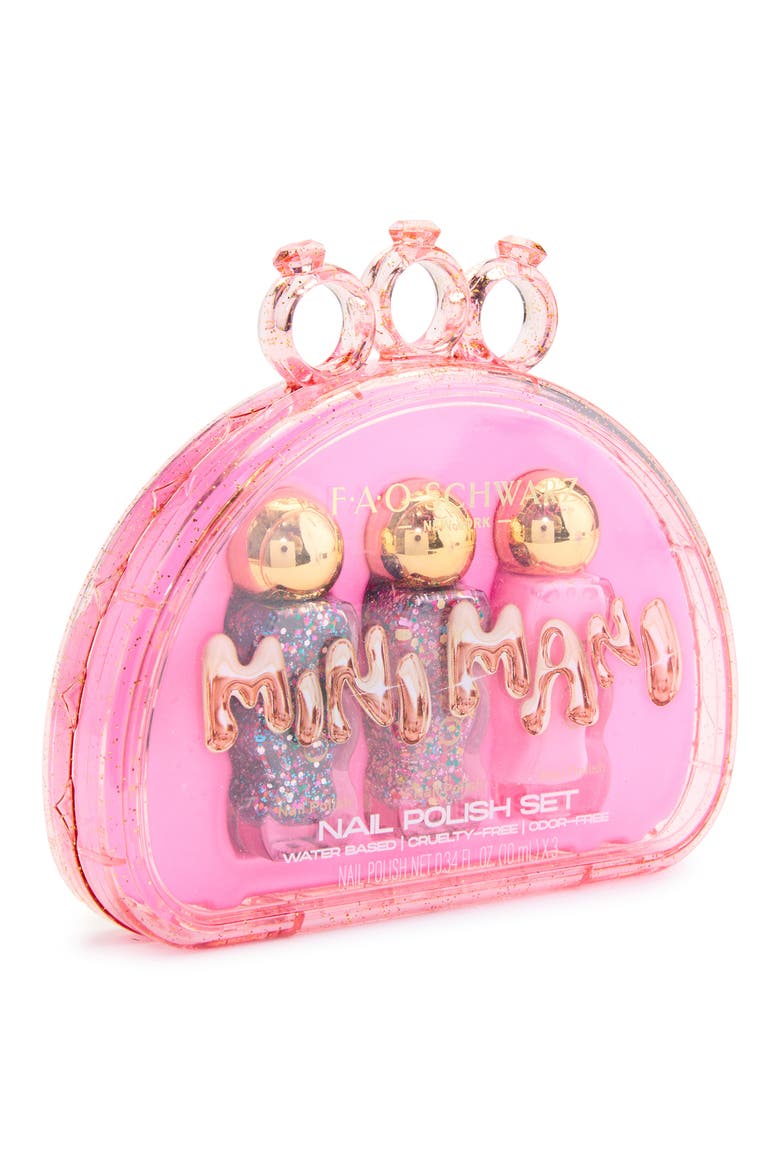 Kids' 3-Pack Nail Polish Set, Main, color, OPEN MISCELLANEOUS