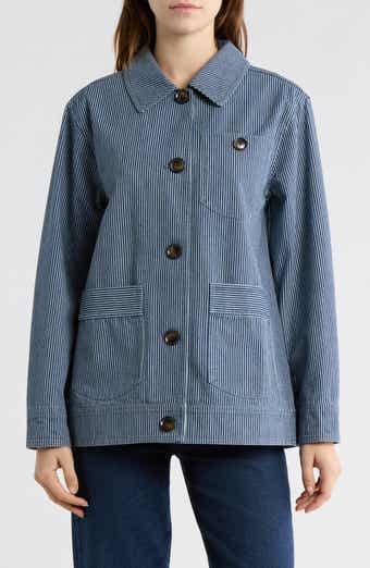 Bernardo Stripe Cotton Jacket