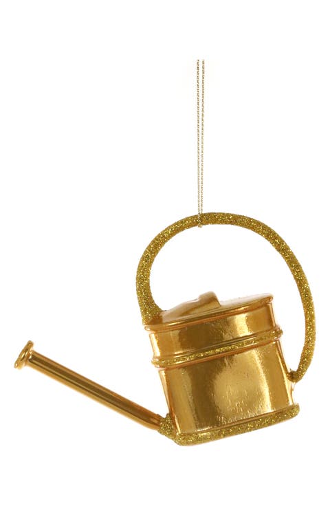 English Watering Can Glass Ornament