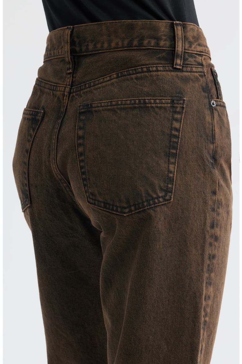 The Hang High Waist Ankle Straight Leg Jeans, Alternate, color, NIGHTMOTH