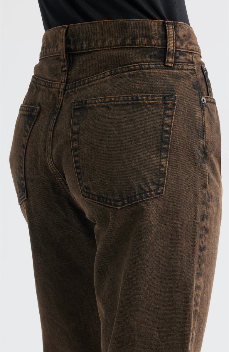The Hang High Waist Ankle Straight Leg Jeans