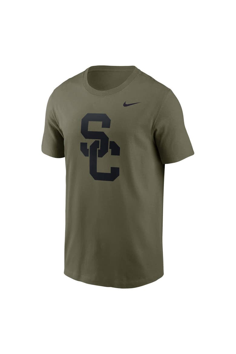 Men's Nike Olive USC Trojans Primetime Logo Performance T-Shirt, Alternate, color, Olive