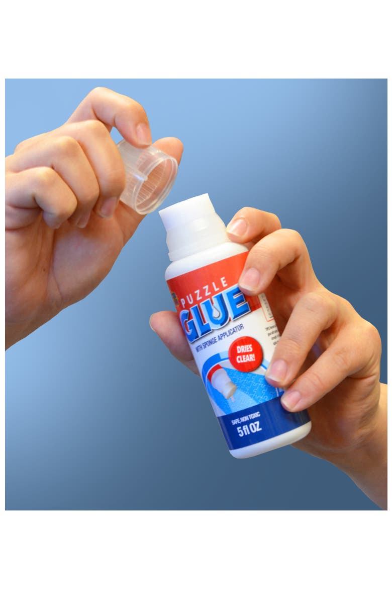 Puzzle Glue with Sponge Applicator, Alternate, color, Multicolor
