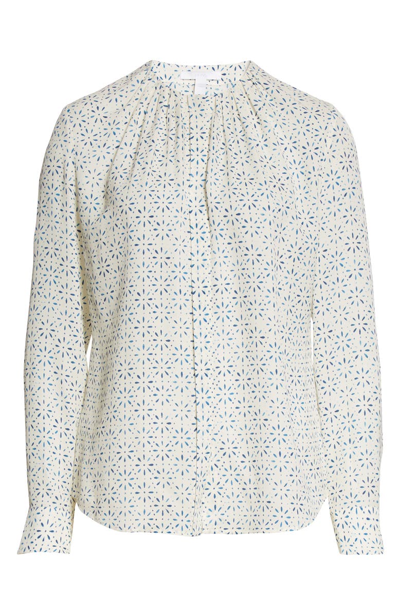 BOSS Banora Print Silk Blouse, Alternate, color, 