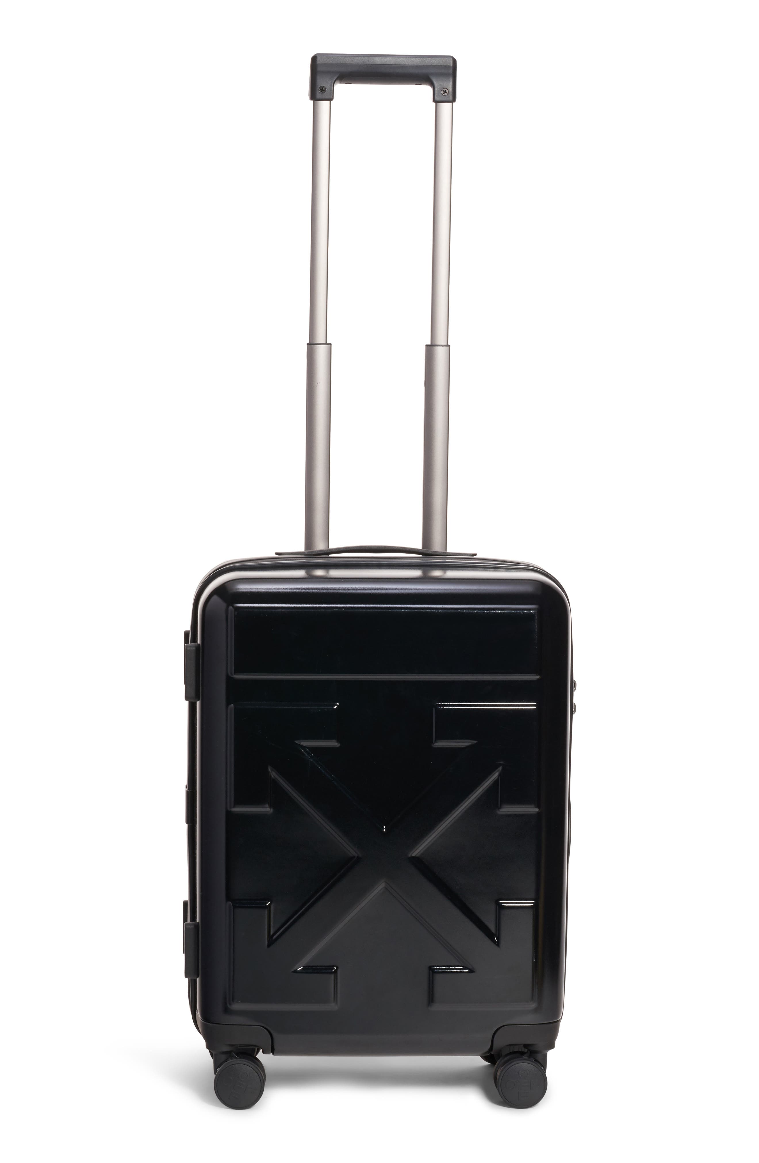 Off-White Arrow 21-Inch Hard Side Trolley Wheeled Suitcase, Main, color, 