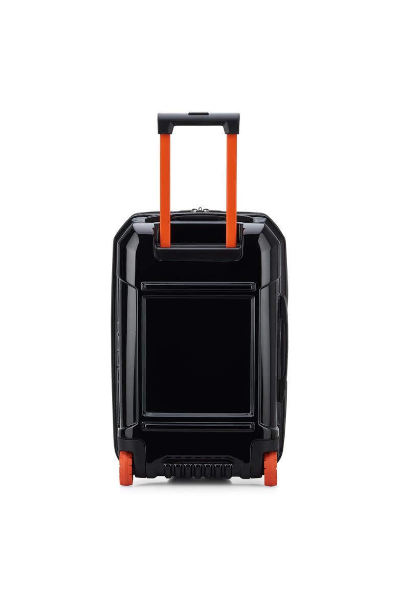 JH003B 21" Carry On Hardside Expandable Luggage with Two Wheels, Alternate, color, Black