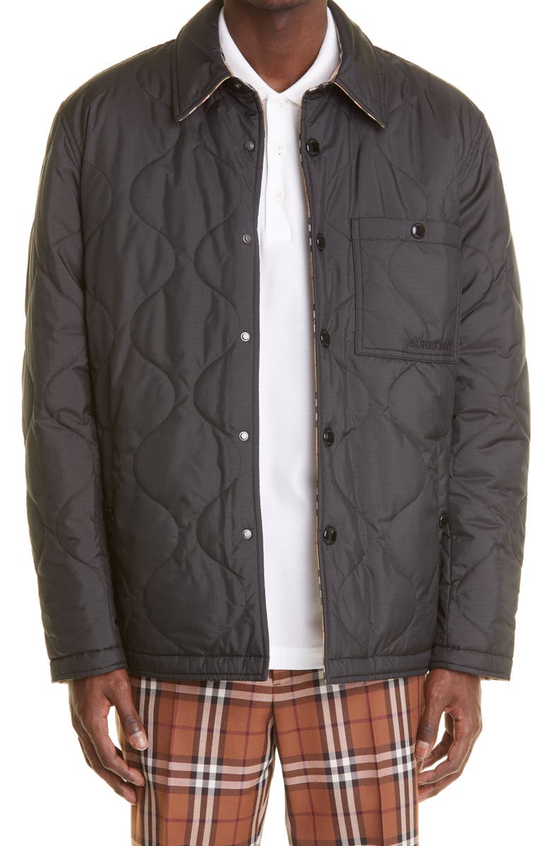 Burberry Francis Quilted Reversible Jacket, Main, color,