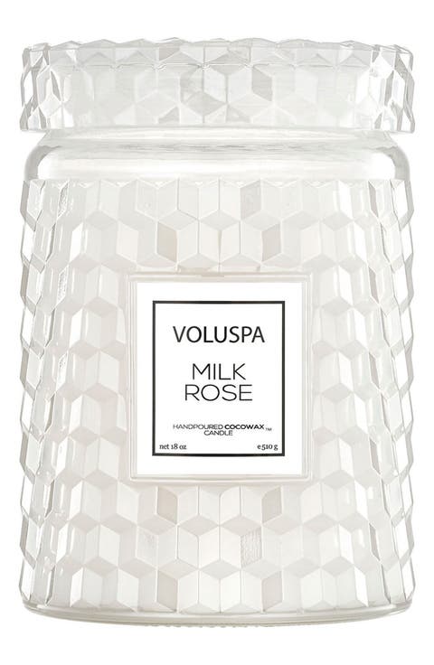 Milk Rose Large Jar Candle