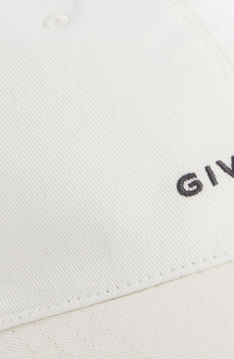 Givenchy 4G Embroidered Baseball Cap, Alternate, color, White