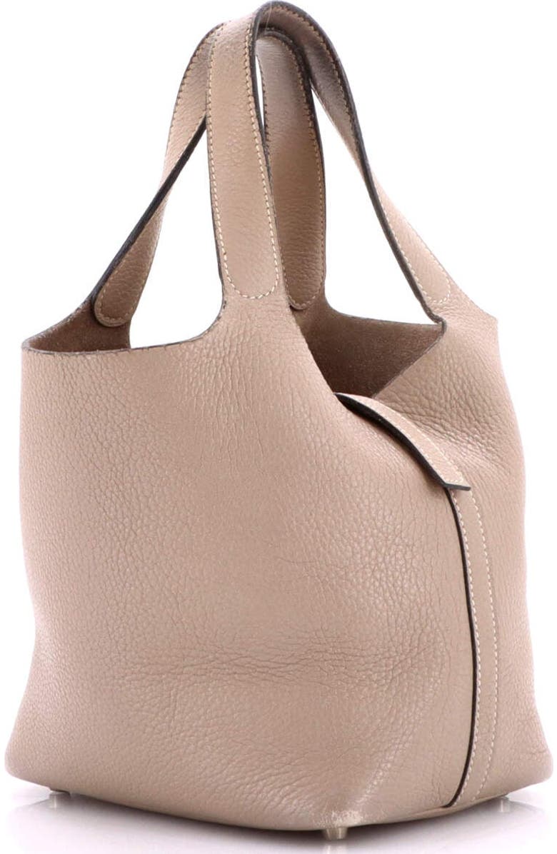 Pre-Owned Hermes Picotin Bag Clemence PM, Alternate, color, Gris Tourterelle