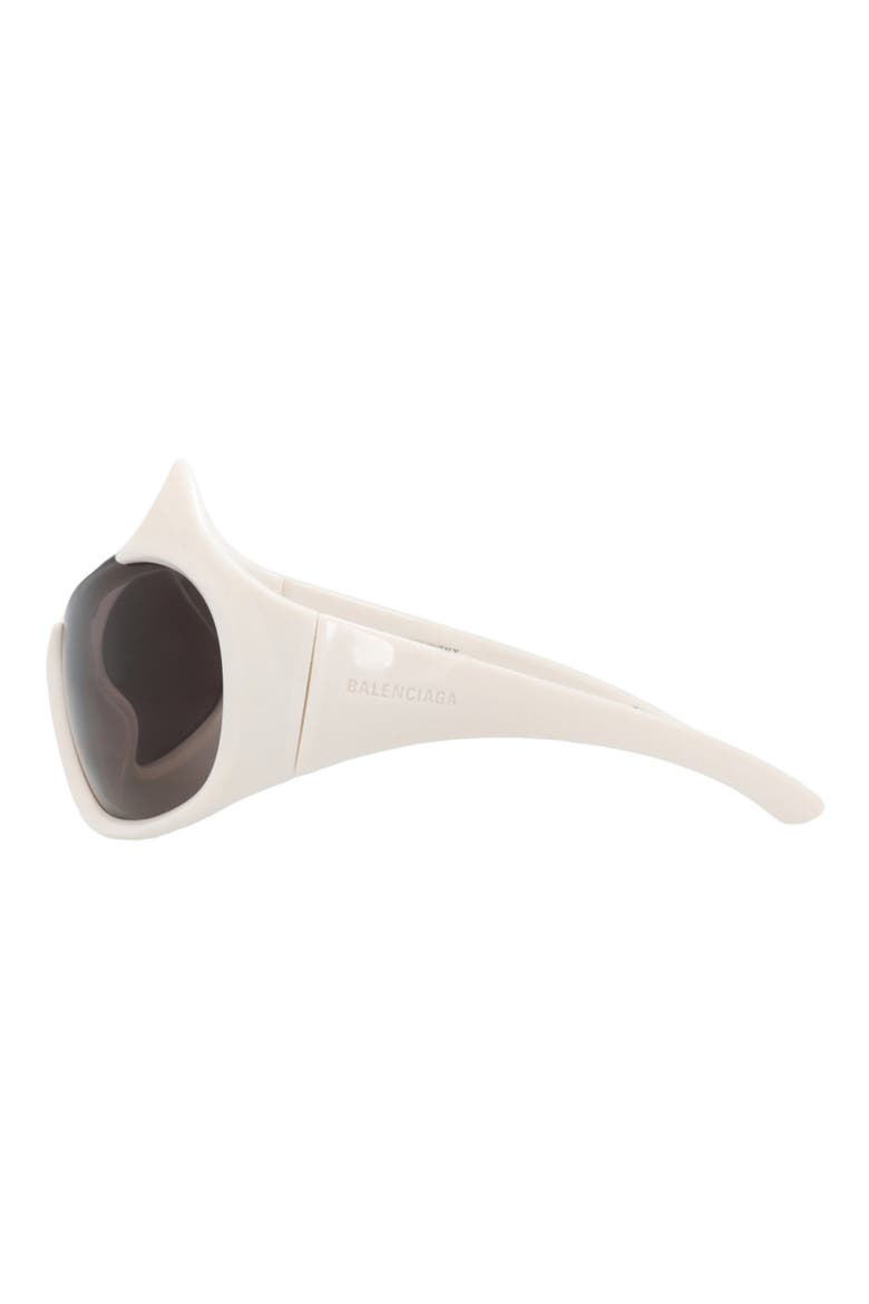 71mm Shield Sunglasses, Alternate, color, IVORY IVORY GREY