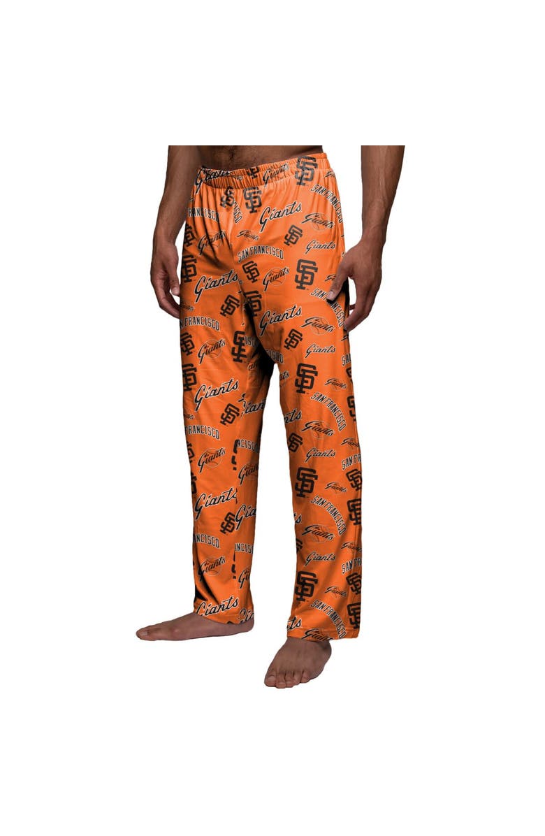 FOCO Men's FOCO Orange San Francisco Giants Cooperstown Collection Repeat Pajama Pants, Alternate, color, Orange