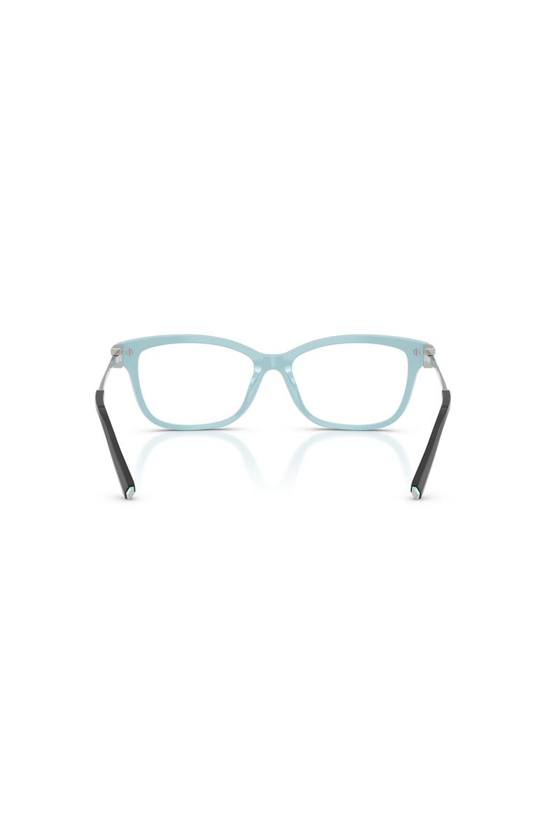 Tiffany & Co. 55mm Rectangle optical glasses, Alternate, color, Black