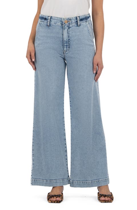 Jean High Waist Wide Leg Trouser Jeans
