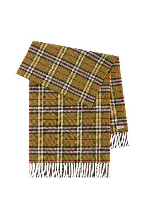Check British Wool Scarf