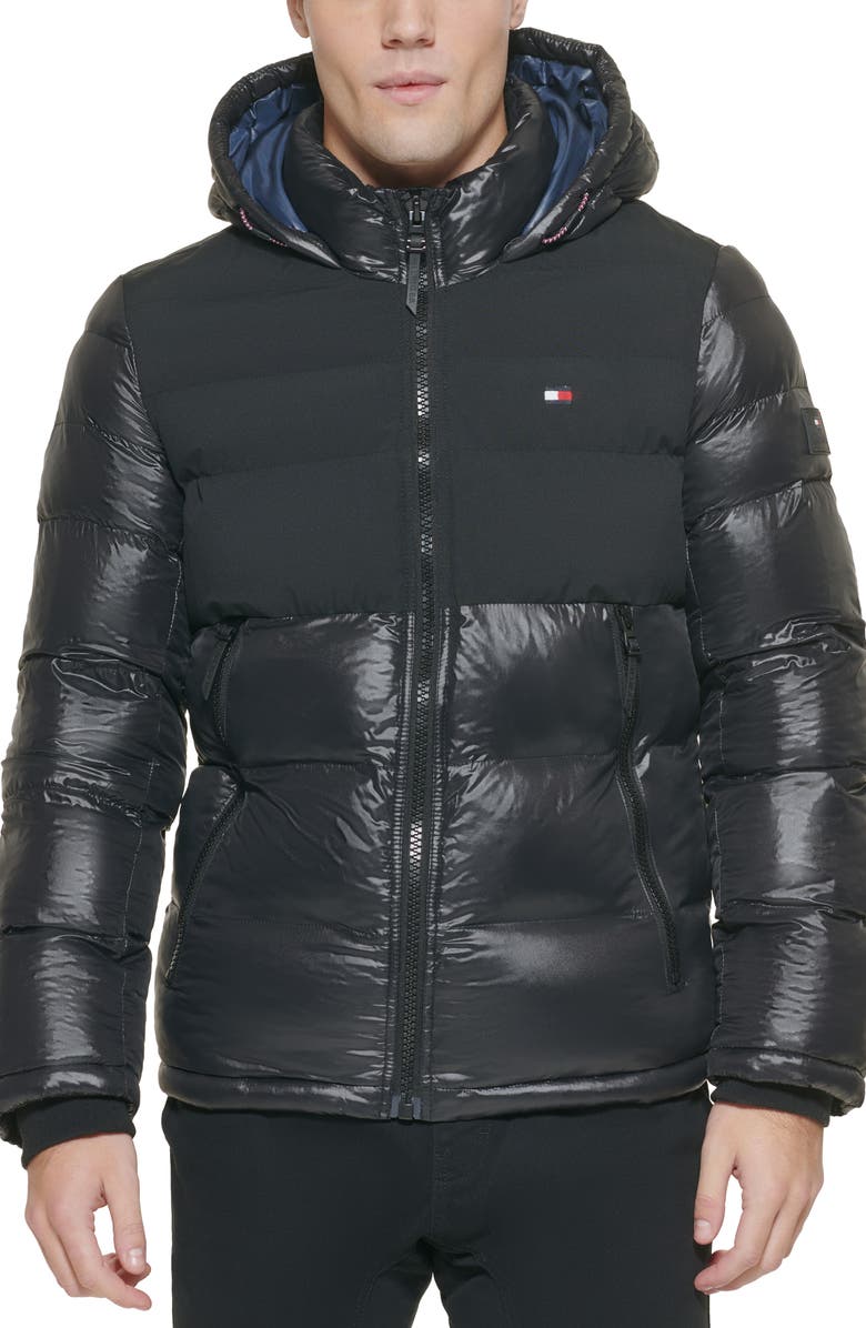Tommy Hilfiger Heavyweight Hooded Puffer Jacket, Main, color,