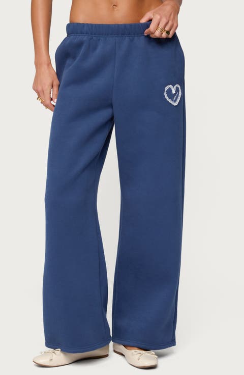 Love Edikted Wide Leg Sweatpants