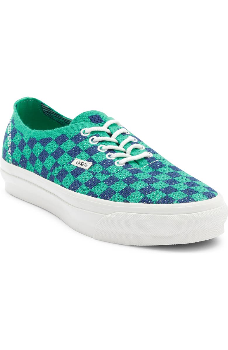 Vans Authentic 44 EK Sneaker, Main, color, Punk Check Green/Navy